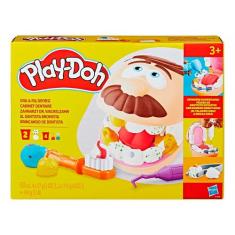 Play-Doh Brincando de Dentista com Acessórios e Potes Massinhas F1259 