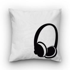 Capa de almofada VivaIN branca Fone de ouvido