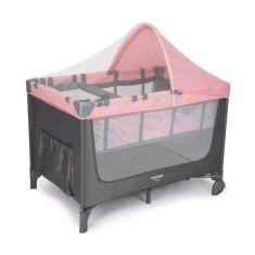 Berço Portátil Luck Rosa Boreal - Voyage