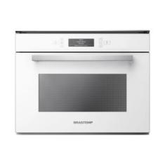 Micro-ondas Brastemp Vitreous de embutir 40 Litros Branco com grill - GMT40AB 220