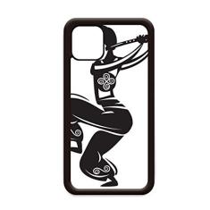 Capa para iPhone 11 Pro Max com desenho de flauta Celebrate Outline Mexico Dance Mexicana