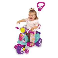 Triciclo Avespa Passeio E Pedal Pink 3173 - Maral Brinquedos