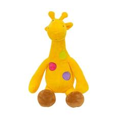 Girafa Amarela Pintas Coloridas 29cm - Pelúcia