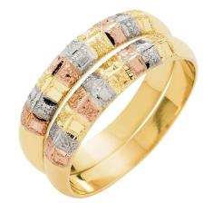 Par de Aparadores de Ouro 18k Incantare - Meu Anel, 25