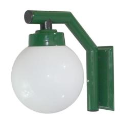 Arandela Solarium 215 Externa/Interna com Globo de Vidro Leitoso 15x28