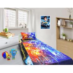 Jogo De Lençol Cobre Leito E Fronha Solteiro Harry Potter 1 LS-HP1 - F