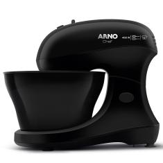 Batedeira Arno Chef SM01 com 5 Velocidades, 2 Batedores Multifuncionais e Capacidade de 5 Litros 400W - Preta
