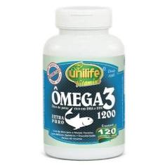 Ômega 3 Unilife 120 cápsulas 1200mg - Saúde Cardiovascular - Unilife V