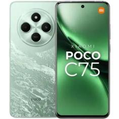 Smartphone Celular Xiaomi POCO C75 NFC 120Hz 256GB 8GB câmera tripla 5