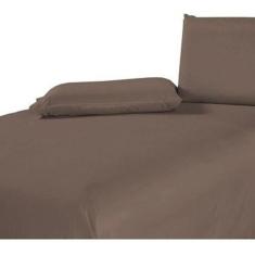 Kit Manta Cobertor Casal Macio + Jogo Lencol 4 Pcs Padrao