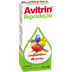 Suplemento Vitaminico Coveli Avitrin Reprodução para Pássaros - 15 mL