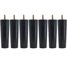 Kit 7 Pés Para Móveis Cama Box Casal Pe Para Cama Box E Bau