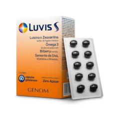 Luvis S (Luteína, Ômega 3, Semente de Uva) 60 Cápsulas