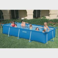 Piscina Intex 7127 Litros Estrutural Retangular #28273