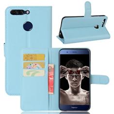 Capa carteira para Huawei Honor V9, capa carteira flip de couro PU premium com compartimento para cartão, suporte e fecho magnético [capa interna à prova de choque de TPU] Compatível com Huawei Honor
