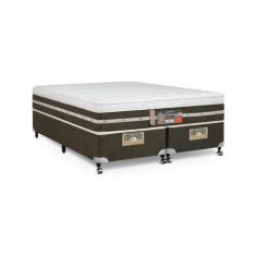 Cama Box Queen Castor Silver Star Air One Face Tecnopedic 158x198x59 +
