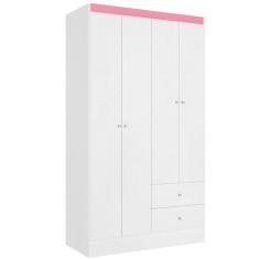 Guarda Roupa / Roupeiro THB 5819 Astro 4 Portas 2 Gavetas 182x102x47cm