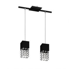 Pendente Com Cristais 3292 Jd Molina Preto