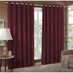 Cortina Jacquard para sala/quarto 2,00 x 1,80 m | Admirare