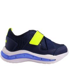 Tênis Infantil Menino Causal Calce Fácil com Led Mini Pé Mp-2306