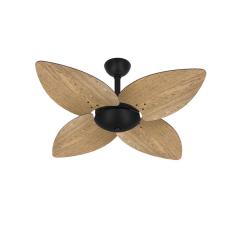 Ventilador Teto Winds Preto 4 Pás Econômico Sala Ventax 127V