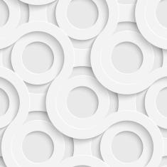 Papel De Parede 3D Circulos Autocolante Sala Quarto Cozinha