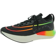 Nike Tênis de corrida masculino Zoom Fly 4 Trainer Gym, Preto/Volt/Verde, 11.5