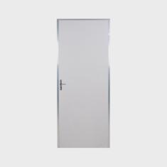 Kit Porta de Madeira Lisa 212x75cm com Batente de Aluminio 3,6cm Ecomadeiral mgm
