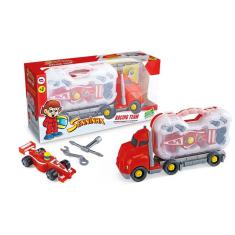 Caminhão Desmontável - Senninha - Racing Team - 31 peças - Pakitoys