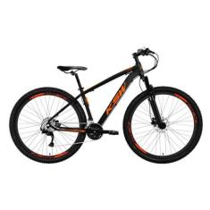 Bicicleta Aro 29 Ksw 24 Velocidades Freios a Disco com Suspensão, Pret
