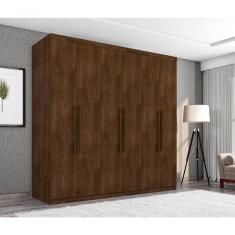 Guarda Roupa Casal Paris Seis Portas Malbec