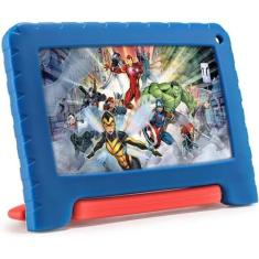 Tablet Infantil Vingadores 64GB 4GB Ram 7 Com Kids Space NB417 Multila