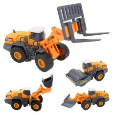 Veículo Miniatura Carrinho Tratores de Construção WEGA De Metal Articulado Com Fricção Die-Cast, 1 Peça Sortidos