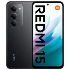 Smartphone Xiaomi Redmi 15 8GB de RAM 256GB Tela 6.9 Dual Sim LTE Midn