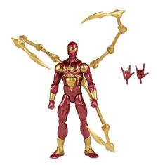 Boneco de ação Marvel Legends Iron Spider de 6 polegadas, 2 acessórios