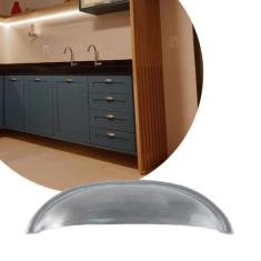 Kit 16 Puxadores Rose Gold Puxador concha Puxador de armário - Telis F