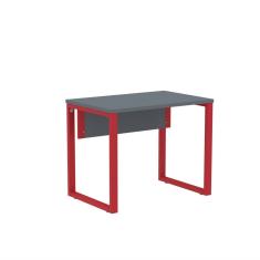 Mesa Madeira 900x600mm M90/60p25tub Grafito/vermelho