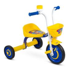 Triciclo Motoca Passeio Para Menino Menina Infantil Nathor, Amarelo