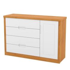 Cômoda Infantil Tutto New Freijó Branco Soft - Matic - MATIC MÓVEIS