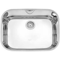 Cuba de Embutir Tramontina Lavínia 48 BL Prime Aço Inox Alto Brilho 48x34 cm com Válvula 94027202