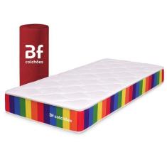 Colchão Solteiro D33 Firme a Vácuo Ortopédico Rainbow 88x188cm BF Colc
