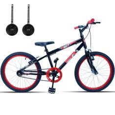 Bicicleta Infantil Aro 20 Com Rodinhas-Masculino