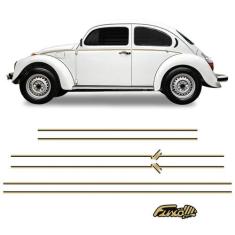 Kit Faixa Fusca Itamar Lateral + Emblema Traseiro Resinado - SPORTINOX