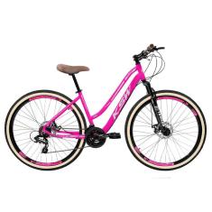 Bicicleta Retro Feminina 29 KSW Sunny 21V Shimano F. Disco