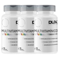 Kit 3X Multivitamínico Esportivo - 90 Cápsulas Softgel - Dux Nutrition