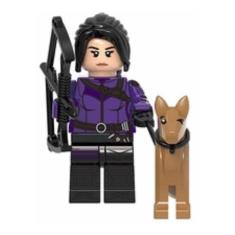 Boneco Blocos De Montar Kate Bishop Gavião Arqueiro