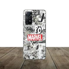 Skin Traseira Estampa MARVEL para Smartphone Motorola - Rock Space