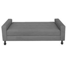 Recamier Calçadeira Sofá Dama  1,60 cm Queen Size Baú Quarto Sala mate