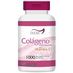 Colágeno Hidrolisado Com Vitamina C 1000Mg 120 Cpr - Duom