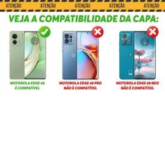 Capa Case Moto Edge 40 - Proteção Resistente - Chroma Tech